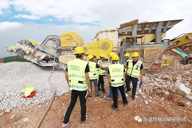 凯瑞特大型移动碎石机特点及售价