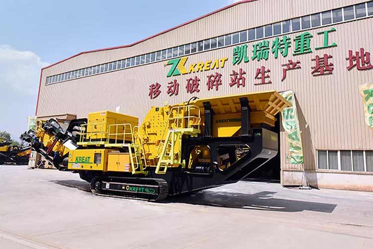 凯瑞特履带移动反击式破碎站KI-4800RS助您由“暂停键”复归“启动键”全面复工